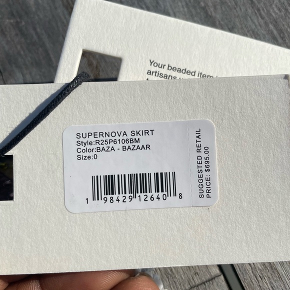 STAUD Multicolor Beaded Skirt - Picture 5 of 6